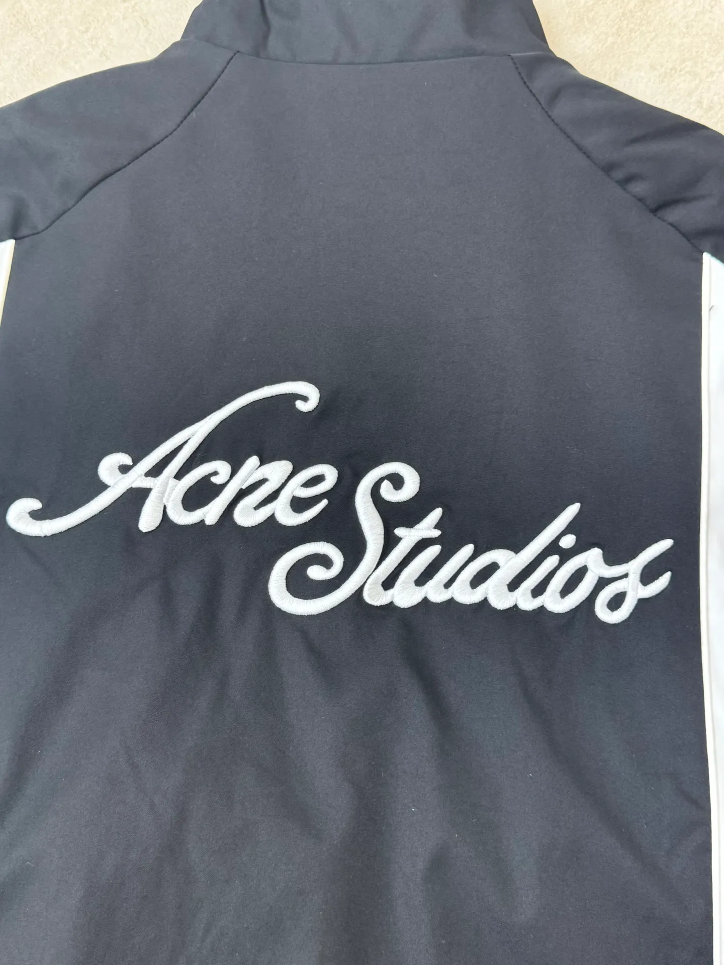 Acne Studios 26SS technical fabric logo embroidered loose jacket size 46/48/50/72